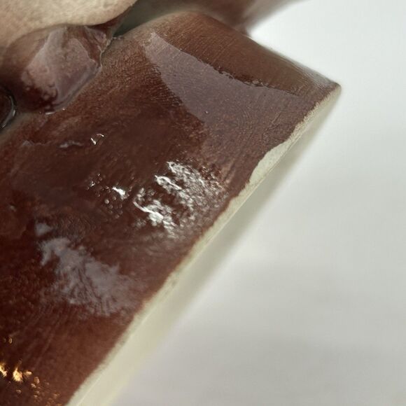 Capodimonte Porcelain Floral Arrangement Flower Basket Italy MCM Pink Yellow - Picture 15 of 15